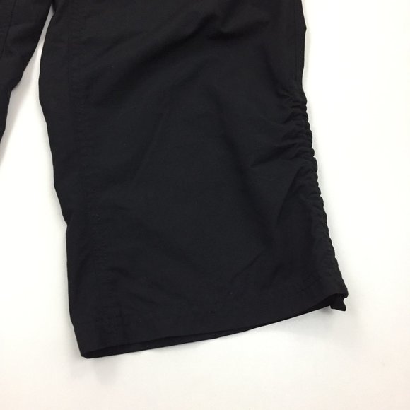 THE NORTH FACE Black Adjustable Tie Leg/Hem Drawstring Waist Crop Hiking Pant - Picture 8 of 11